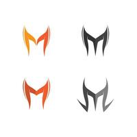 Tech Inspired M Logo with Digital Pixel Elements for IT Company Logo vector