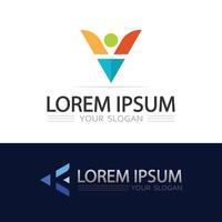 Elegant Prismatic Triangle Logo with Sharp Edges and Color Spectrum Look vector