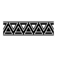 Geometric Tribal Border, Modern Abstract - Pattern vector