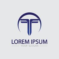 letter T logo image and font T design graphic identity logo t vector