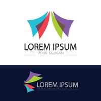 Triangle logo symbol with gradient style perfect for modern tech company design vector