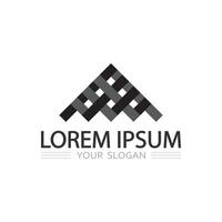 Stylish triangle icon with abstract geometry for elegant brand development vector
