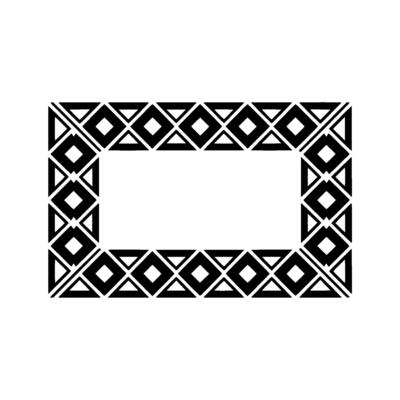 Geometric Frame, Minimalist , Abstract Pattern, Modern Layout
