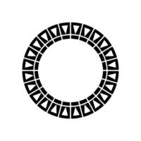 Geometric Circle Frame, Minimalist , Modern Abstraction vector