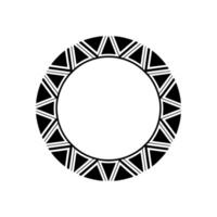 Geometric Circle Frame, Minimalist , Abstract Pattern, Modern vector