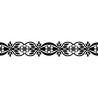Elegant Floral Border, Vintage , Decorative Element, alternate version 231 vector