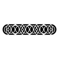 Geometric Celtic Border, Minimalist, Symmetry vector