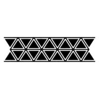 Geometric Pattern Border, Minimalist , Modern Texture, Triangles vector