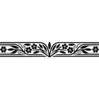 Elegant Floral Border, Vintage , Decorative Element, alternate version 248 vector