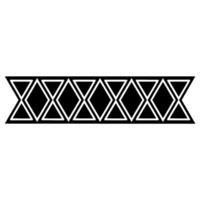 Geometric Border, Minimalist , Black White Pattern, Geometry vector