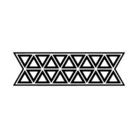 Geometric Tribal Pattern, Minimalist , Abstract Art vector