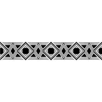 Geometric Deco Border, Minimalist , Elegant Pattern - Linear vector