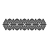 Geometric Tribal Border, Minimalist - Simple vector