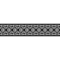 Geometric Deco Border, Minimalist Pattern, Decorative vector