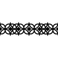 Intricate Geometric Border, Vintage , Subtle Texture vector