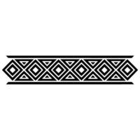 Geometric Deco Border, Minimalist Pattern, Elegant, Diamond vector