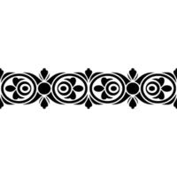 Elegant Floral Border, Vintage , Decorative Element, alternate version 280 vector