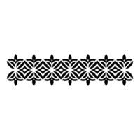 Geometric Border, Intricate Pattern, Stylized, Decorative vector