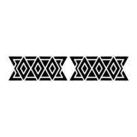 Geometric Border, Stylized Diamond Pattern, Minimalist, Geometry vector