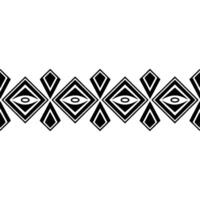 Geometric Tribal Border, Minimalist , Repeating Pattern vector