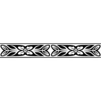 Intricate Celtic Border, Vintage , Ornamental Detail vector