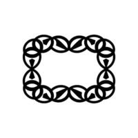 Geometric Bracelet, Minimalist , Circular Motif vector