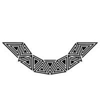Geometric Arch, Layered Triangles, Minimalist vector