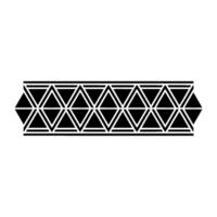Geometric Deco Border, Minimalist Pattern, Repetitive vector