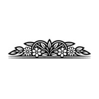 Elegant Floral Border, Vintage , Decorative Element, alternate version 311 vector