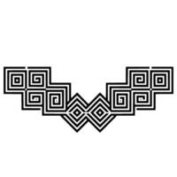 Geometric Deco Border, Minimalist , Elegant Pattern, Vintage vector