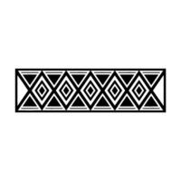 Geometric Deco Border, Minimalist Pattern - Clean vector