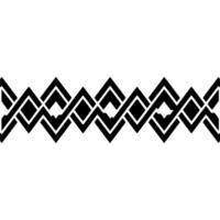 Geometric Border, Repeating Diamond Pattern, Minimalist, Linear vector