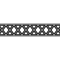 Geometric Deco Border, Minimalist Pattern, Stripe vector