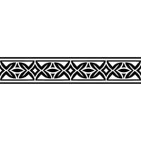 Intricate Celtic Border, Geometric Pattern, Vintage - Repeating vector