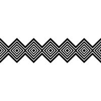Geometric Zigzag Border, Minimalist , Modern Pattern vector