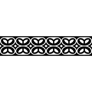 geométrico lazo borde, minimalista , moderno modelo vector