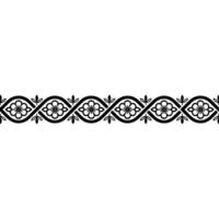 Elegant Floral Border, Vintage , Decorative Element, alternate version 339 vector
