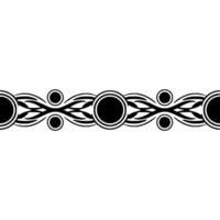 Art Deco Border, Stylized Ornament, Geometric vector