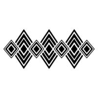 Geometric Deco Border, Minimalist Pattern, Stylized Diamonds vector
