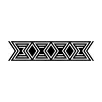 Geometric Deco Border, Minimalist Pattern, Repetition vector