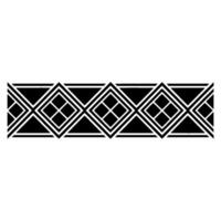 Geometric Deco Border, Minimalist Pattern, Elegant, Art vector