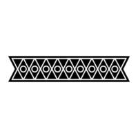 Geometric Deco Border, Minimalist, Textile vector