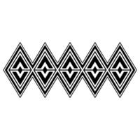 Geometric Diamond Border, Minimalist - Modern vector
