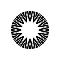 Circular Geometric Abstraction, Minimalist vector