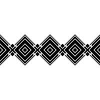Geometric Deco Border, Black White, Minimalist Pattern, Abstract vector