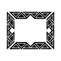 Geometric Deco Frame, Minimalist , Elegant Border - Vintage vector
