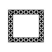 Geometric Frame, Stylized Ornamentation, Minimalist vector