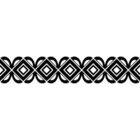 Geometric Border, Intricate Pattern, Vintage , Minimalist Art, Diamond vector