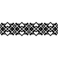 Geometric Border, Minimalist Pattern, Modern Element, Texture vector