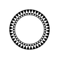 Geometric Circle Frame, Minimalist , Black White, Triangle vector
